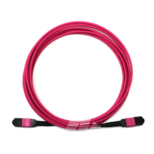MPO LC FC ST SC Cable de conexión de fibra óptica Multimodo OM4 50/125μm Puente óptico dúplex - Product Image 5