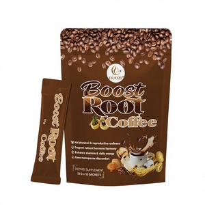 Suplemento Herbal DUOZI, Café Instantáneo en Polvo para Reforzar Raíces, 13G x 15 Sobres, Sin Gluten, Sin OMG, Apoyo Energético - Product Image 1