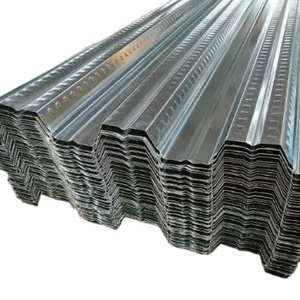 מפעל סין לחץ צלחת פלדה 0.8 מ "מ גלי Galvalume אריח H114-600 רצפת נושאת צלחת פרופיל חתיכה גבוה גיליון גבוה - Product Image 3