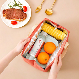 Eco-Friendly Reusable Insulated Polyester Lunch <b>Bag</b> Waterproof Large Capacity Foreign Trade Explosion-Proof <b>Hot</b> Cold Storage - Product Image 5