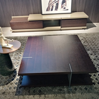 Ensemble de table basse moderne de luxe de haute qualité avec rangement et meuble TV pour appartement, villa, hôtel et bureau à domicile, meubles de salon
