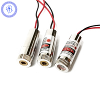 650nm 5MW Focused Merah Line Laser Modul Generator Laser 3-5V untuk Penentuan Posisi