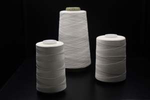 TUTON-Cono pequeño mercerizado, hilo de costura blanco sin procesar, 100% algodón Natural respetuoso con el medio ambiente - Product Image 6