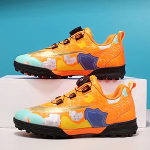 Chaussures <span class=keywords><strong>de</strong></span> Football pour enfants, <span class=keywords><strong>taille</strong></span> <span class=keywords><strong>28</strong></span>-39, vente en gros, boutons pivotants pour l'extérieur et l'intérieur - Product Image 2