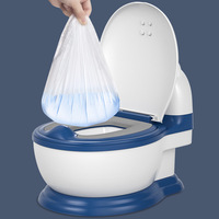 Siège de toilette d'apprentissage en plastique pour bébé, design toilette de simulation, grande taille, chaise de toilette pour tout-petits garçons et filles, toilette pour nourrissons