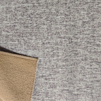 Tissu d'ameublement de luxe imprimé motif d'ombre Mosha velours collé tissu non tissé pour rembourrage de canapé