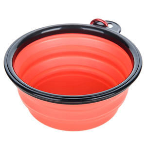 Foldable Eco-friendly <strong>Plastic</strong> Rounded Solid Pattern 0.5kg Small <strong>Dog</strong> <strong>Bowl</strong> Outdoor Travel Portable Pet Food <strong>Bowl</strong> - Product Image 5