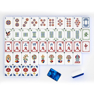Ensemble de Mahjong Américain en Acrylique Premium, 160 Tuiles, 4 Couches, Emballage Personnalisé Gravé de Couleurs Deluxe, Vente en Gros - Product Image 4