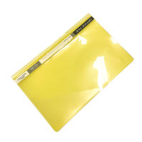 Carpeta de Presentación Transparente A4 con Cierre, Carpeta de Polipropileno para Documentos