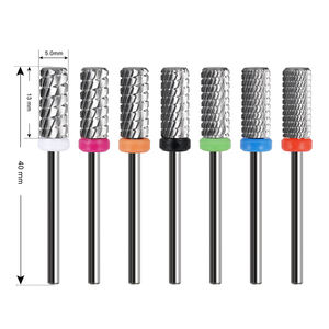 5.0 מ "מ ברמה גבוהה חבית קצת שטוח העליון בטיחות להשתמש בשיער הסרת ג 'ל אקריליק מקדח חותך כרסום חותך את מקדחה קרביד - Product Image 3