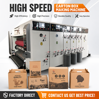 Machine de découpe et d'impression à l'encre liquide entièrement automatique pour la fabrication de boîtes en carton pour produits agricoles, notamment les boîtes d'emballage pour œufs
