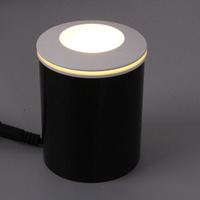 AVT Wholesale 3CCT 3W Luminaire LED encastré d'angle mural, lampe de marche, corps en aluminium, pour salle de bain, allée, escalier, couloir, à intensité variable