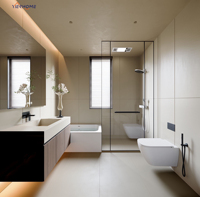 Solution de projet de villa à guichet unique Conception de cuisine et de salle de bain personnalisées avec service