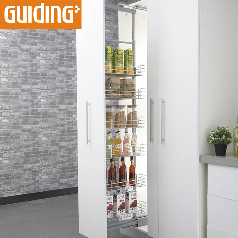 Kitchen Corner Cupboard Organizers Retractable Shelf Pull Out Pantry Free Standing Kitchen Cabinet Storage Units