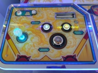 Machine de divertissement à fort profit, pousse-pièces, Strike Monster Boss, personnalisation de la couleur, poisson jaune pour enfants, acier et PVC, 2 machines