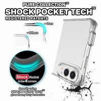 Coque de téléphone C0179 avec protection d'objectif pliable, anti-rayures, transparente HD, anti-chute pour iPhone Duo