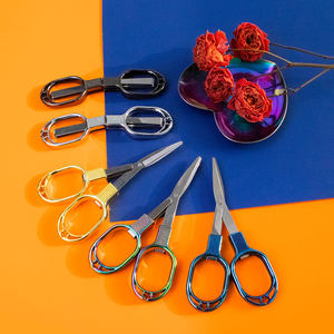 Tijeras de Pesca Plegables en Forma de 8, Potentes, Pequeñas, para Cortar Hilo, con Mango de Metal, para Cortar Línea Principal, Grado DIY - Product Image 5