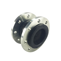 Raccord flexible en caoutchouc EPDM à sphère unique, bride forgée DN32-DN1200 pour applications de pipeline, en acier au carbone/SS304/SS316