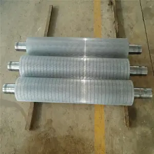 Wholesale corrugation paper machine roller high-speed corrugated roll alloy steel ripple corrugated big roll