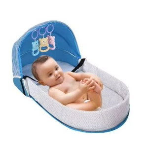 Free Sample Travel Diaper Bag Baby Bed Mommy Backpack Bag Mom Carry Crib Stroller Hanging Bags With <b>Toys</b> And Mosquito <b>Net</b> - Product Image 2