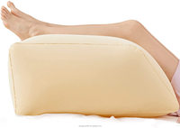 Coussin de repose-jambes gonflable en PVC floqué personnalisable de haute qualité, coussin de voyage portable pour voiture