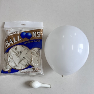 10 Inch Glossy Helium-Filled Latex <b>Balloons</b>-100/Pack for Birthday Christmas Easter Party <b>Decorations</b> Single Colorful Advertising - Product Image 3