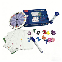 Jeux d'apprentissage des mathématiques et de l'arithmétique pour enfants en bas âge, personnalisés, imprimés sur carton, cartes à numéros, imprimante, minuteur