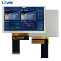 Écran LCD TFT couleur pleine 5,0 pouces, rapport 16:9, pour tableau de bord de véhicule électrique