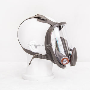 Headband Empat Titik yang Dapat Disesuaikan FM-102B Masker <span class=keywords><strong>Gas</strong></span> <span class=keywords><strong>Full</strong></span> <span class=keywords><strong>Face</strong></span> dengan Filter Ganda untuk Penggunaan di Pertambangan dan Penambangan Batubara - Product Image 3