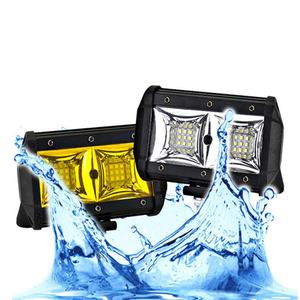 Nueva Barra de Luz de Trabajo de Alta Potencia de 54W y 5 Pulgadas con Chip COB, Doble Color Blanco y Amarillo, 12V para SUV, UTV y Todoterreno - Product Image 5