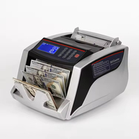 Machine de comptage d'argent à grande vitesse et FJ-2827 efficace compteur de discriminateur de monnaie avec écran LCD