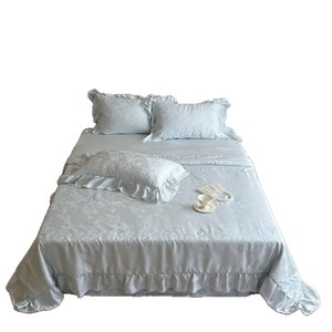 Girlish 60 Count Lenzing Tencel Jacquard Summer <b>Quilt</b> Set 4 Pieces Princess Style Cooling Air Conditioning <b>Quilt</b> - Product Image 5
