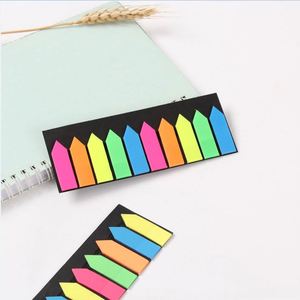 Fluorescent Colored PET Index Tabs Pop up <b>Sticky</b> <b>Notes</b> Page Markers - Product Image 1