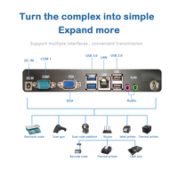 Sistema de Punto de Venta (TPV) con Pantalla Táctil de 15.6 Pulgadas para Supermercados, Software y Hardware de TPV, Fabricado en China
