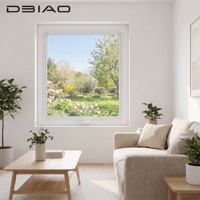 Ventanas Abatibles de Aluminio con Manivela para Seguridad Infantil, Modernas, Delgadas, Impermeables, para Apartamentos, Hoteles y Salas de Estar en Edificios Altos