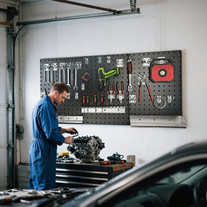 Heavy Duty <strong>Tool</strong> Storage Holders Workshop <strong>Tool</strong> Wall Mounted Metal Pegboard <strong>Tool</strong> <strong>Box</strong> and Holders - Product Image 3