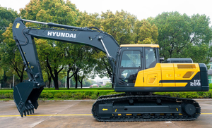 Excavadora de cadenas Hyundai HX200N amarilla, excavadora hidráulica para construcción, máquina de servicio pesado - Product Image 5