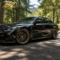 Jantes forgées sur mesure en chrome à profil profond concave 18 19 20 21 22 23 24 pouces 5x110 5x112 5x114.3 5x120 pour BMW G80 G81 M3 M4 M5 Audi