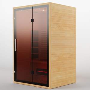 Terapi lampu merah dalam ruangan Sauna inframerah kayu hemkanada kunci untuk 2 orang dengan kontrol WiFi yang ditingkatkan, Speaker, <span class=keywords><strong>Bar</strong></span> oksigen, - Product Image 2