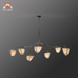 Lámpara <span class=keywords><strong>de</strong></span> Araña Aoyi con Ramas <span class=keywords><strong>de</strong></span> Árbol y Pantallas Esmeriladas - Iluminación Decorativa <span class=keywords><strong>de</strong></span> Alta Gama para Villas y Mansiones <span class=keywords><strong>de</strong></span> Lujo - Product Image 4