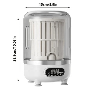 Mini Lavadora Portátil de Doble Tina para Ropa Interior/Calcetines, Capacidad de 3L, Esterilización con Luz Azul, Drenaje Fácil - Product Image 2
