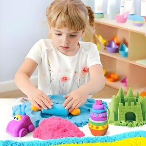 Venta al por mayor de juguetes de rompecabezas en tiendas de juguetes para niños modelado arena mágica - Product Image 2