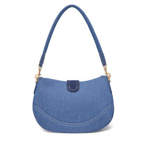 2025 nouveauté italien en cuir PU sac à bandoulière métallique luxe sous les bras sac à main de haute qualité femmes sac à main - Product Image 4