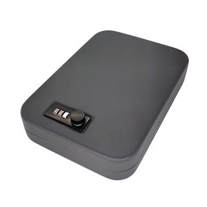 고보안 지문 잠금 휴대용 3자리 조합 금고 가정용 - Product Image 1