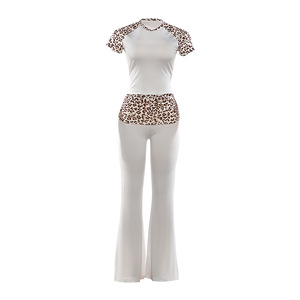BH1699 2026 Nueva Moda de Primavera, Pantalones Casuales de Punto con Estampado Digital, Corte Ajustado, Cintura Alta y Sexy - Product Image 6