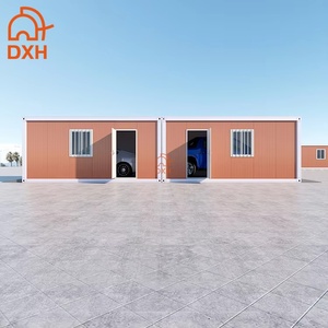 DXH Usine de Chine 20 pieds Structure en acier Panneau sandwich Panneau isolé Préfabriqué Container <span class=keywords><strong>Garage</strong></span> <span class=keywords><strong>Carport</strong></span> <span class=keywords><strong>avec</strong></span> <span class=keywords><strong>toit</strong></span> <span class=keywords><strong>plat</strong></span> - Product Image 5