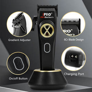 Cortadora de Pelo Profesional IPRO, Motor Magnético Vectorial de 11500 RPM, Base de Carga USB, Máquina de Afeitar, Potente Cortadora de Pelo - Product Image 5