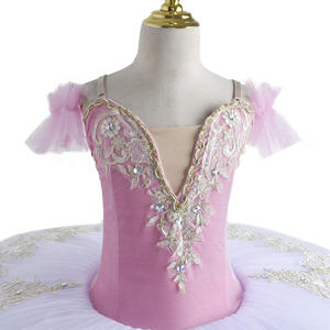 ชุดกระโปรงบัลเล่ต์สีดำสำหรับเด็กผู้หญิงชุดการแสดงแบบมืออาชีพชุดกระโปรงบัลเล่ต์ - Product Image 5