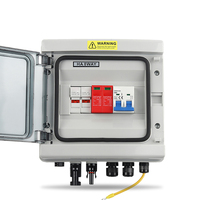 Boîtier de Combinaison Solaire CE IEC IP65 1 Entrée 1 Sortie 1 Chaîne 16A 500V CC pour Système Solaire Photovoltaïque