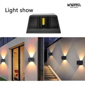 Lampe murale solaire extérieure avec détecteur de mouvement, lampe décorative pour jardin, paysage, balcon, clôture, étanche - Product Image 4